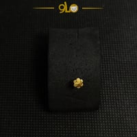 زمام بيرسينج ذهب 18K عيار وردة سداسية سادة