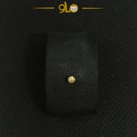 زمام بيرسينج ذهب عيار 18k نجمة صغيرة بفص عاكس ألوا...