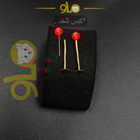 زمام بيرسينج ذهب وردة سادة 5 ( 4.7mm)