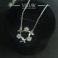 سلسال فضة 925s فراشات موديل 946