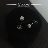 أقراط فضة 925s موديل 9175