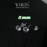 مجموعة أقراط كلاسيك (خمسة ازواج من أقراط الفضة 925...