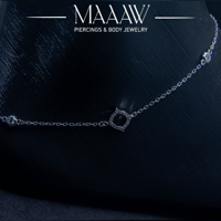 خلخال فضة موديل 9223