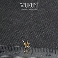 زمام بيرسينج ذهب عيار 18K فراشة