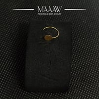 زمام حلقة ذهب عيار 18K بدون خرم للشفايف سادة - دفع...