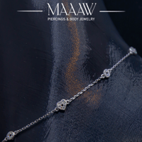 خلخال فضة 925s موديل 9234