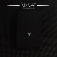 زمام بيرسينج فضة 925s شنكار فص مثلث