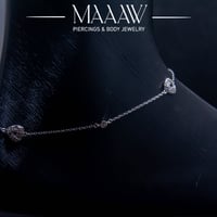 خلخال فضة 925s موديل 9224