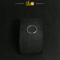 زمام بيرسينج فضة 925S دائري حلقة جزء اسطواني عريض