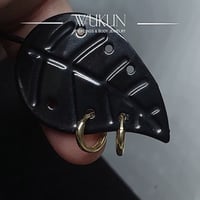 أقراط ذهب حلقة عيار 18k سادة