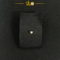 زمام بيرسينج ذهب عيار 18k ثلاث فصوص عاكسة ألوان