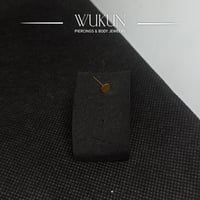 زمام بيرسينج ذهب عيار 18K دائرة سادة