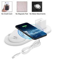 شاحن لاسلكي ، محطة شحن لاسلكي سريعة 6 في 1 لساعة A...