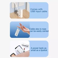 شاحن كبسولة باور بانك صغير التفاصيل الأساسية واجهة...