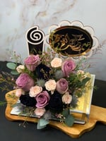 استاند تخرج مع ورد وشوكلا