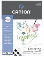 كراسة كانسون lettering مقاس A4