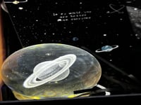 بوكس النجوم وبلورة زحل الجديده مع شمعة زحل