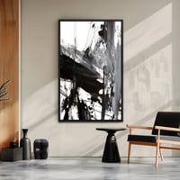 لوح جداريه بتصميم الفن التجريدى