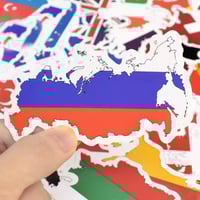 ملصقات اعلام وخرائط دول العالم 49 علم