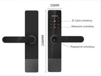 قفل ذكي للأبواب الداخلية والخارجية | تحكم بالبصمة...