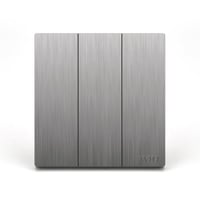 مفتاح ثلاثي دركسون 2 خط 16 امبير رصاصي موديل T1