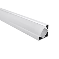 بروفايل زاوية جدار مضلع سيلفر 1.9*1.9*1.2 سم 3 متر...