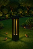 عمود حدائق بطول 60 سم GU10 المنيوم انارة ممرات ضما...