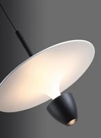 علاقي مفرد مودرن أبيض وأسود | موديل ZJM-F300-BK+WH...