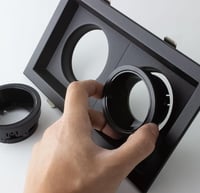 اطار ضد التوهج عريض المنيوم مقاس 10×20 سم كامل1611...