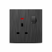 فيش 13 امبير بيانو اسود مفتاح ولمبة Felsen ضمان 25...