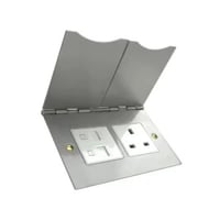 فيش ارضي بغطاء مفتوح مزوج اس ستيل