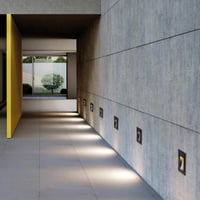 لمبات درج LED مربعة جرم اسود من الألومنيوم IP65 ضم...