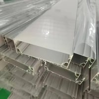 بروفايل المنيوم 10×5 سم بدون شفة سيلفر 3 امتار مجر...