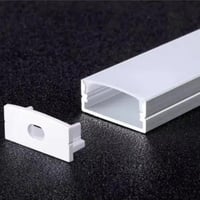 بروفايل ألمنيوم 1.5×2.5 سم بدون شفة – لون سلفر ، ب...