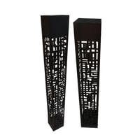 عمود حدائق بطول 60 سم GU10 المنيوم انارة ممرات ضما...