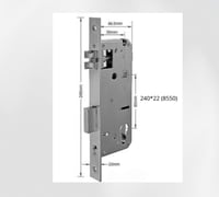 قفل ذكي لباب داخلي TUYA (متوسط)