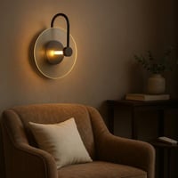 أبليك جداري ليد 315BK | تصميم أسود أنيق بإضاءة هاد...