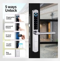 قفل ذكي بمقبض قصير لأبواب السحاب IP65 والمساحات ال...