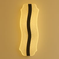 أبليك ورقة ثلاثي الألوان (أصفر - أبيض - كريمي) | ا...