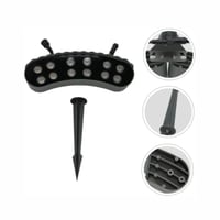 طوق إضاءة LED للنخل والأشجار بقطر 22 سم من الألومن...