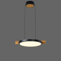 ثريا موديل 2024077 – تصميم دائري بإطار خشبي أنيق و...