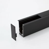 مجرى مسار مغناطيسي (تثبيت مرن للفتحات من 2.5 سم إل...