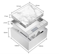 فيش ارضي دفن بلاط او خشب سلفر بوكس 2 وحدة