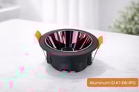 اطار عميق ضد التوهج المنيوم 7 سم فتحه للصيانه بدون...