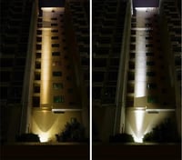 كشاف غرس ليزر 10 واط ليد المنيوم انارة صفراء 3000K...