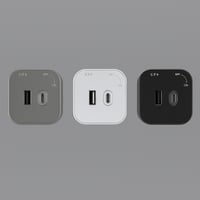 فيش تراك USB Type-C مربع متوفر بثلاثة ألوان أنيقة...