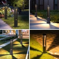 عمود حدائق بطول 60 سم GU10 المنيوم انارة ممرات ضما...