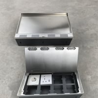 علبة افياش وتربروف 8 فيش مقاس 7*7 بلاط IP68 ارضية...