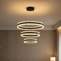 ثريا مودرن ذكية | إضاءة 3 ألوان قابلة للتعتيم | تح...