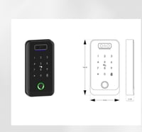 التحكم بالدخول (عريض) IP66 يرتبط بالقفل الكهربائي...